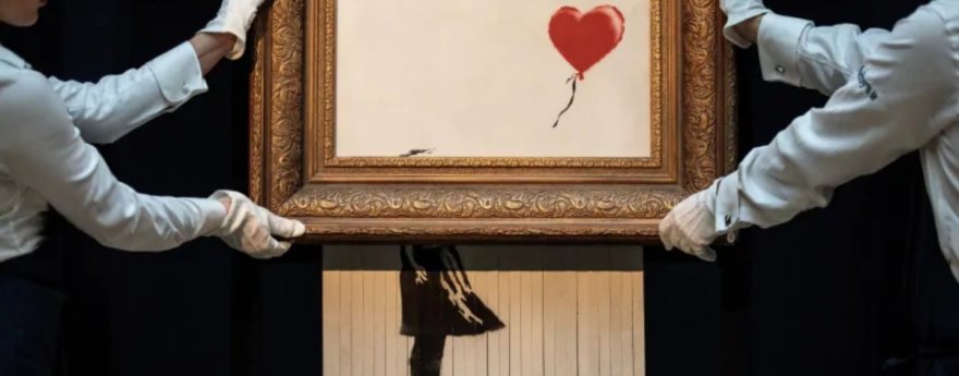 Banksy revela video de obra destruida en subasta