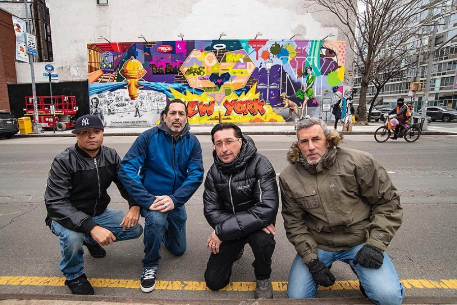 Leyendas del Graffiti en nuevo mural de Bowery Wall