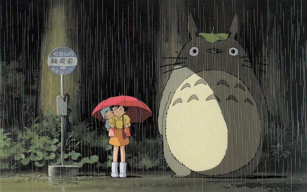 Imagen de la película mi vecino Totoro de Miyazaki