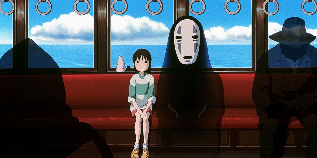 Escena de la película El viaje de Shihiro de Miyazaki