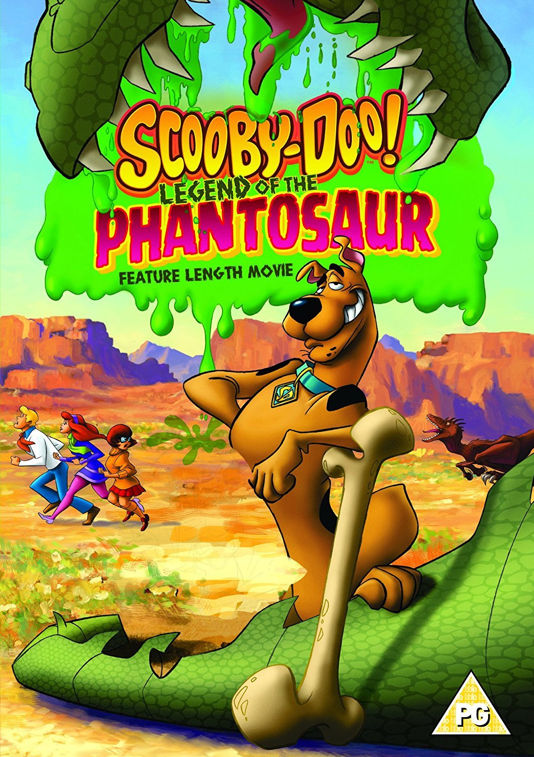 Portada de la película Scooby Doo! Legend of the Phantosaur”