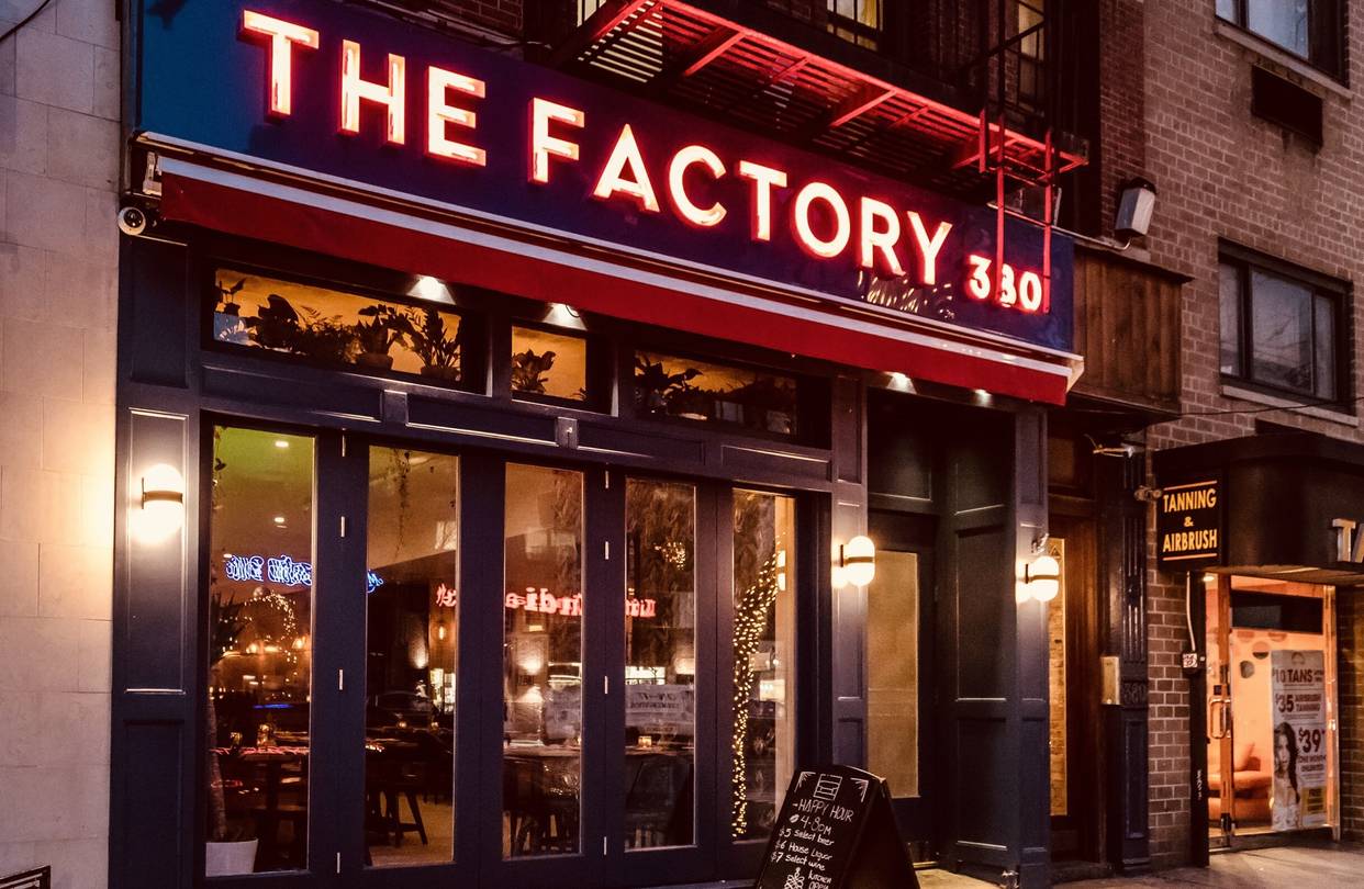 The Factory 380 es una experiencia culinaria muy retro
