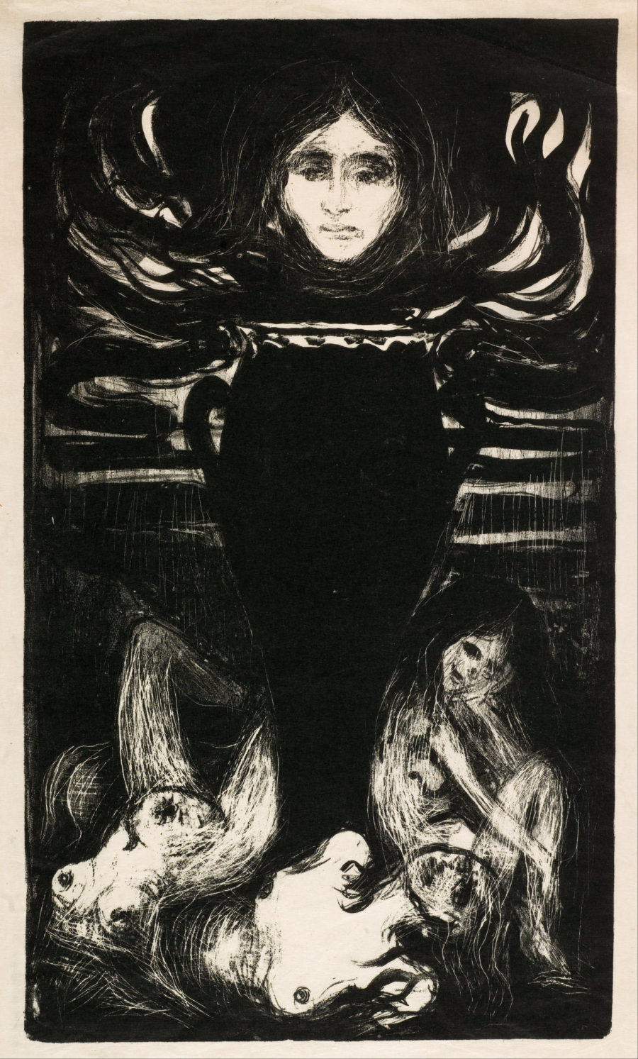 obra Vampire de Edvard Munch