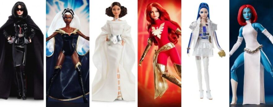Barbie presenta muñecas de X-Men y Star Wars