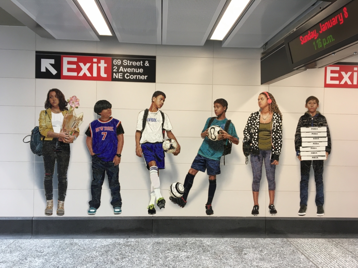 En Nueva York hay arte contemporáneo hasta en el metro