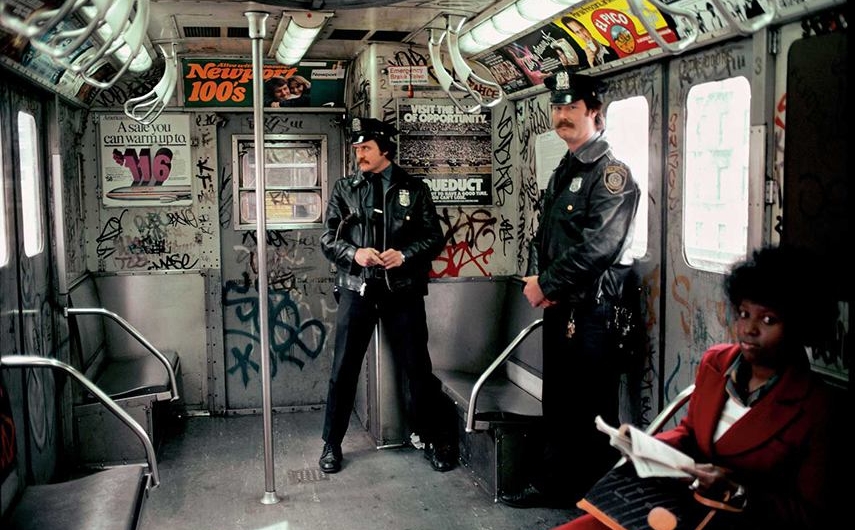 Martha Cooper Cops in the train 1981 widewalls allcitycanvas