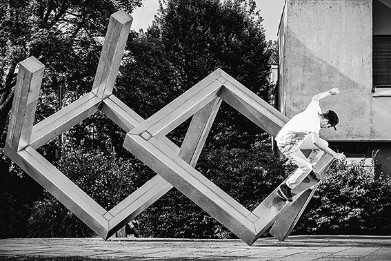 exitexpress Marlon Lange Bs Wallride Ollie Out riding modern art allcitycanvas