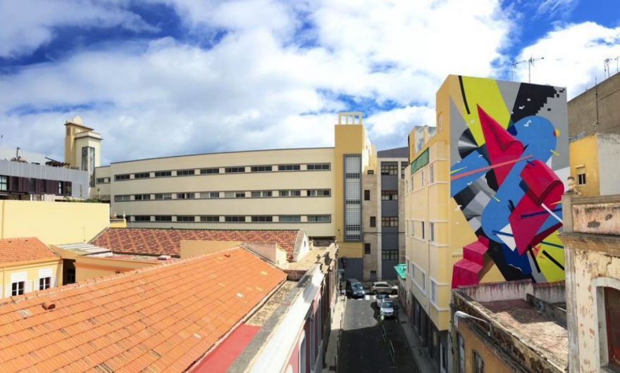 Emotions, el nuevo mural de Lauro Samblás e Iker Muro en España