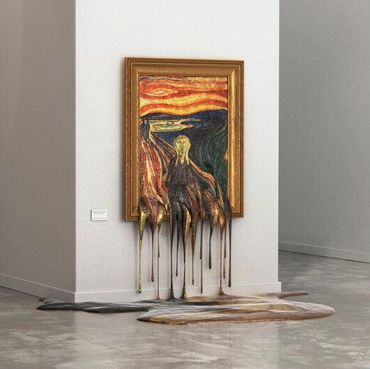 melting masterpieces hot exhibition alper dostal designboom 01
