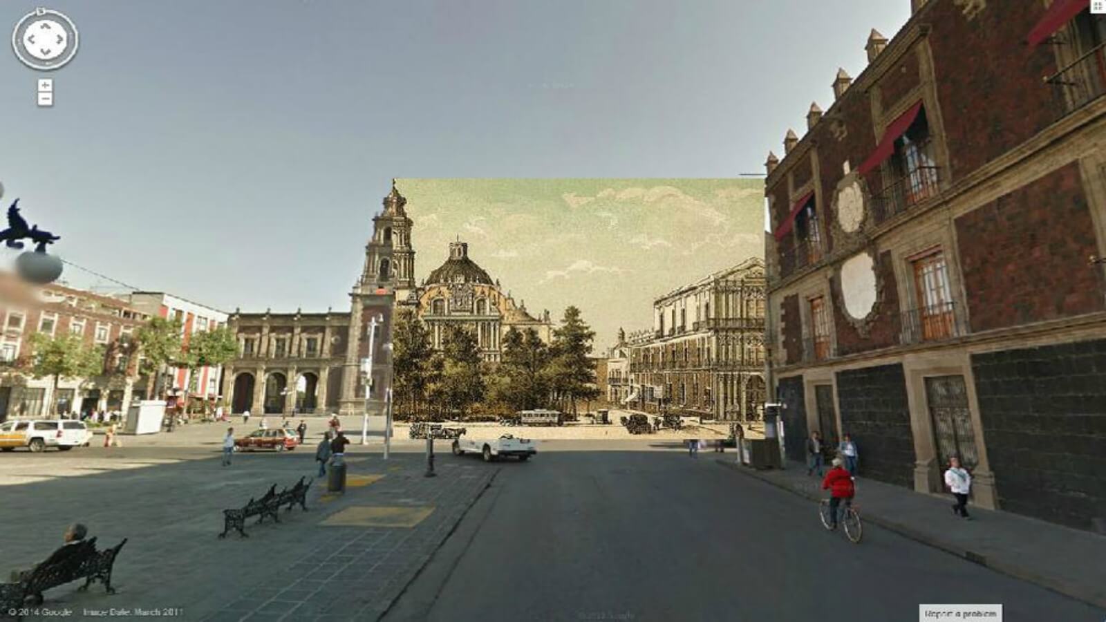 Ciudad de México del siglo XIX a través de Google Street View