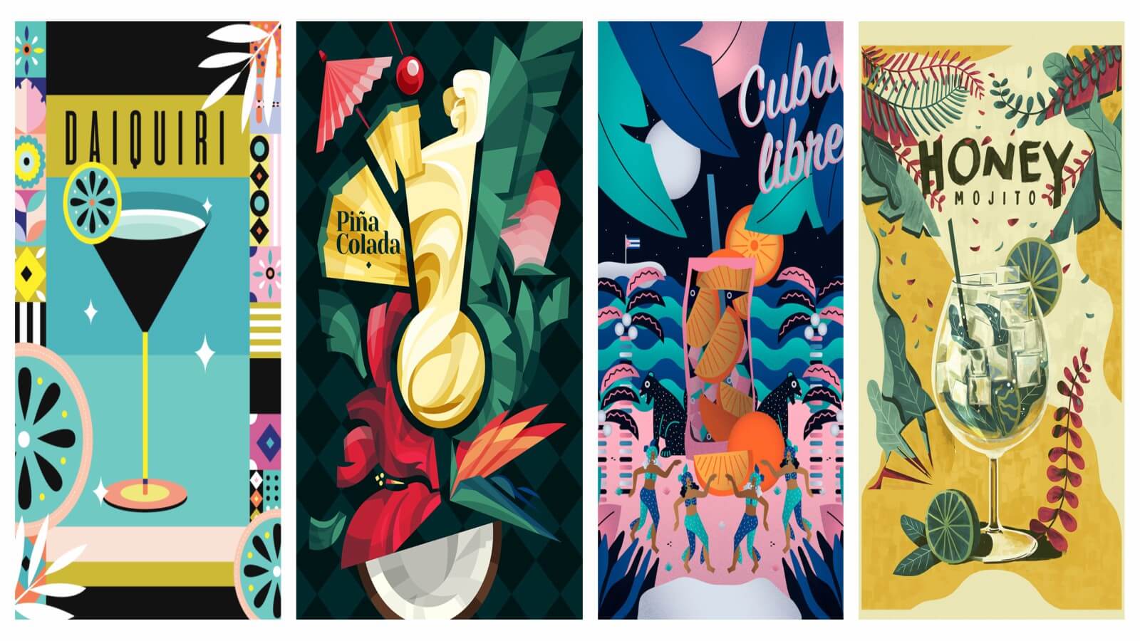 Ilustradores mexicanos reinventan clásicas bebidas