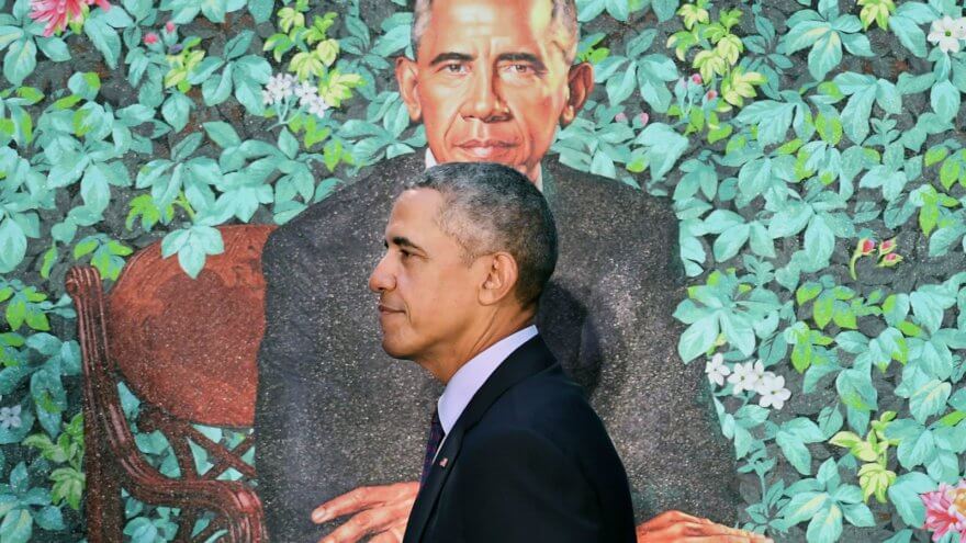 Record de visitantes para ver los retratos de los Obama en National Portrait Gallery