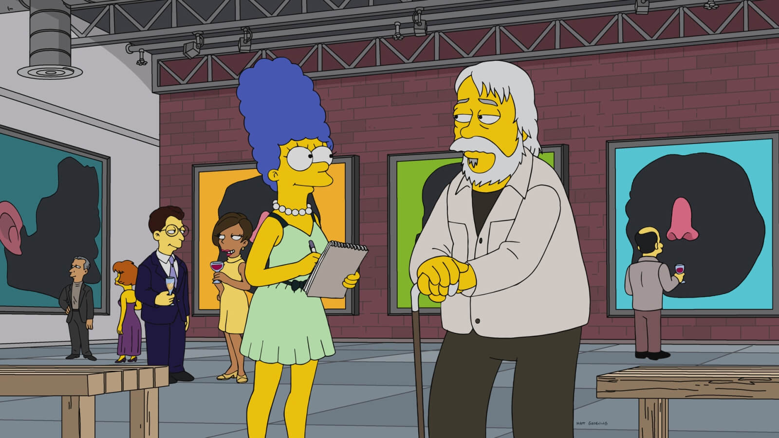 John Baldessari en Los Simpsons
