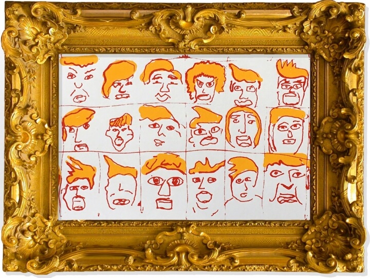 trump crooked portraits single