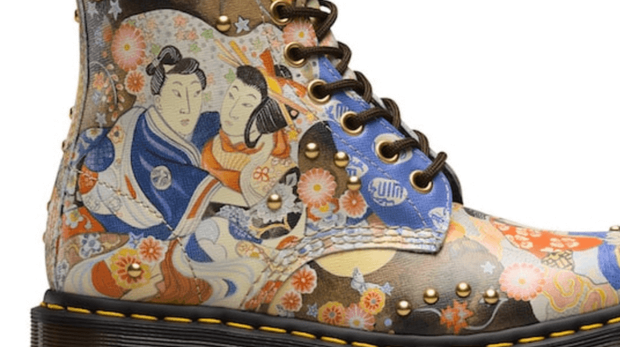 Dr. Martens se cubre del Arte Clásico Japonés