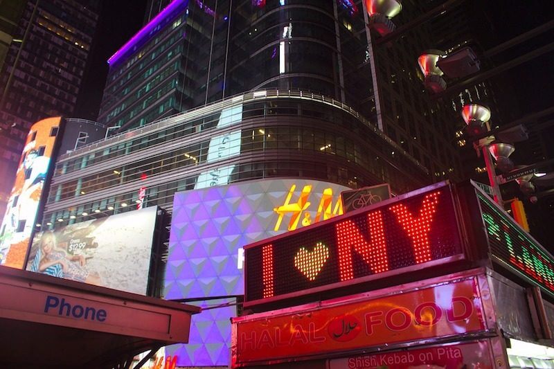 Times Square love