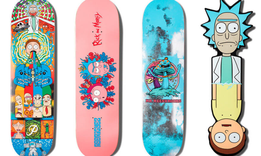 Rick & Morty x Primitive Skateboarding