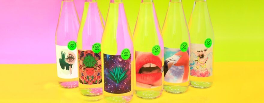 Botellas con creaciones de talentosos artistas