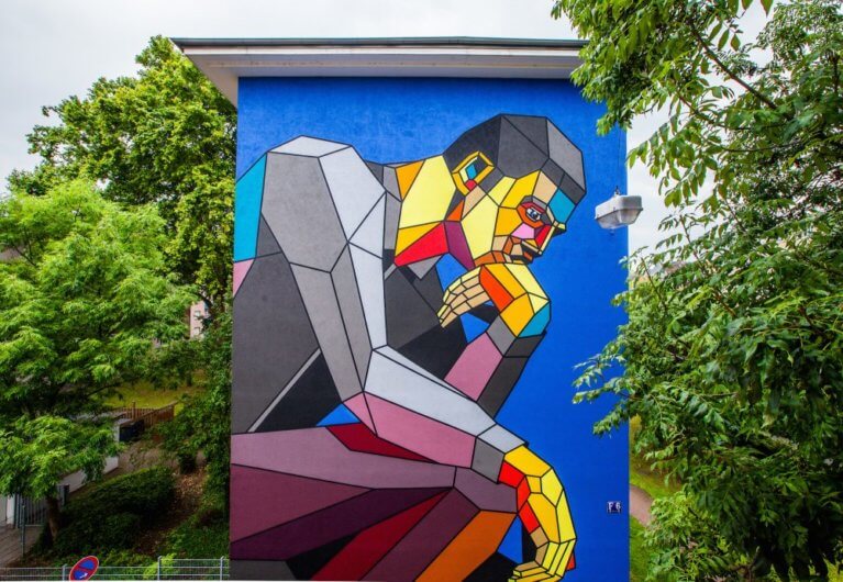 Cada verano el proyecto Stadt Wand Kunst de Manheim en Alemania. Invita a espectaculares y artistas urbanos, nacionales e internacionales a formar parte de una propuesta artística única.