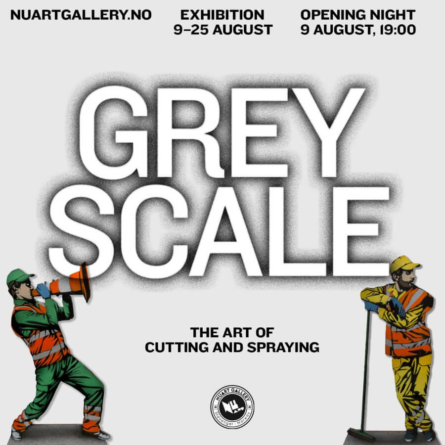 Grey Scale: The art of cutting and spraying en Nuart Gallery