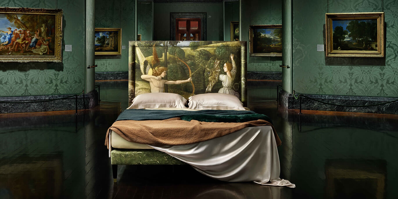 The National Gallery y Savoir Beds traen una colaboración que te hace dormir sobre obras de arte