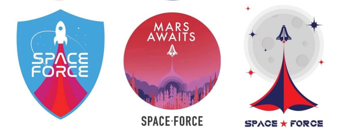 Space Force de E.U busca un logo que los represente