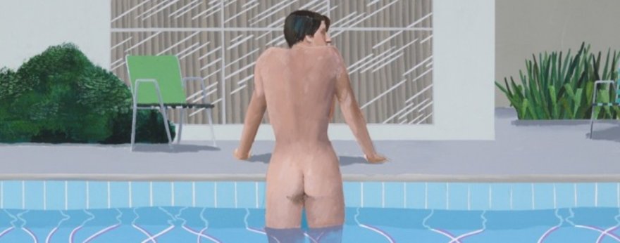 Pintura de piscina de Hockney, la más cara en subasta
