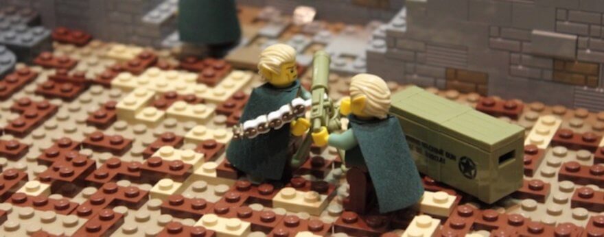 LEGO recrea una increíble batalla del «Señor de los anillos»