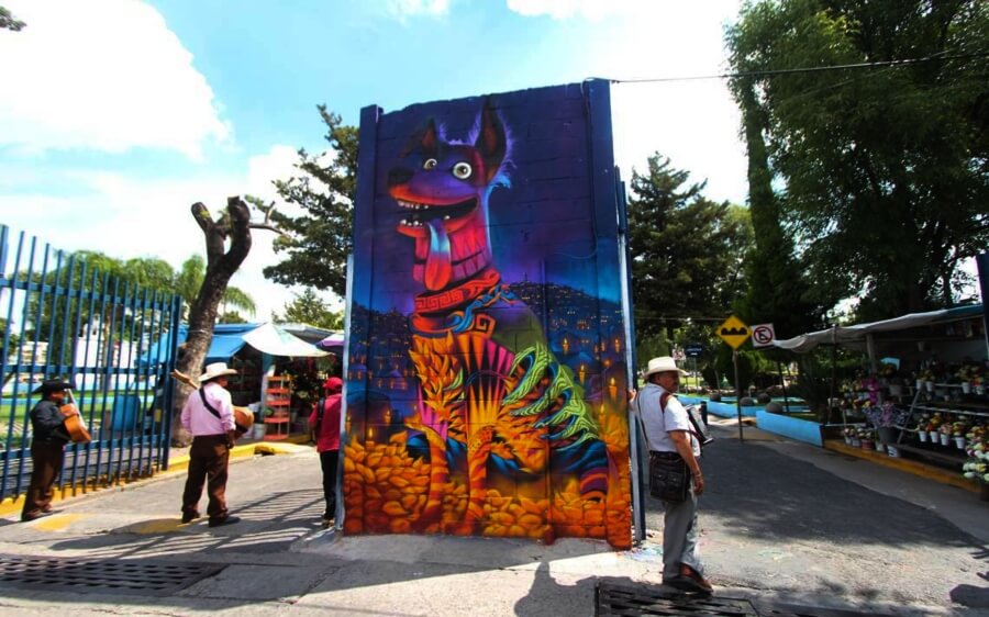 Murales de Coco en un panteón de Guanajuato - ACC