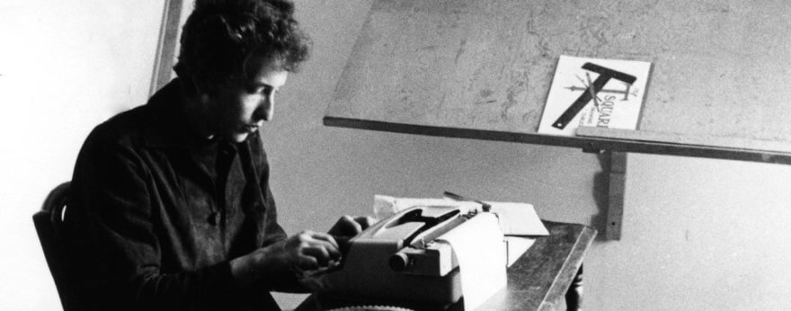 Bob Dylan y sus bocetos en Mondo Scripto