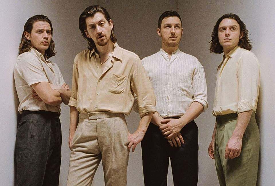Retrato de la banda Arctic Monkeys