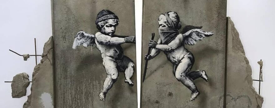 Banksy repartió arte gratuito a la industria turistica