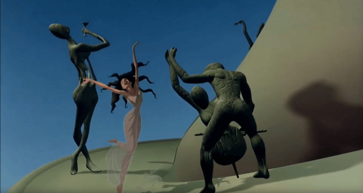 Fragmento del cortometraje Destino de Dalí con Disney