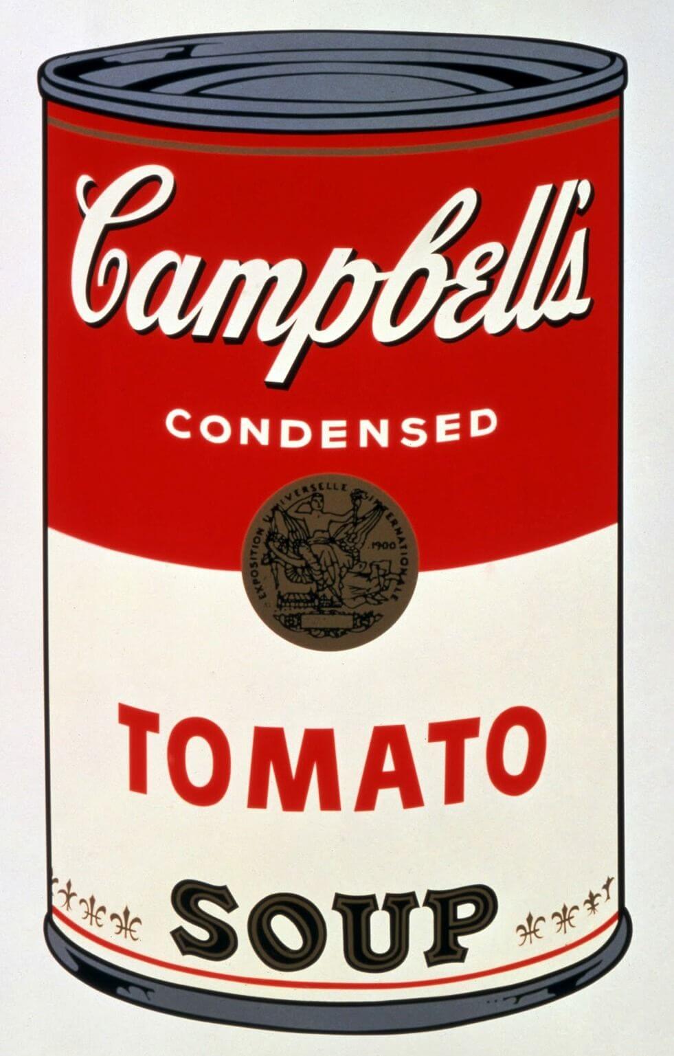 Lata de sopa Campbell's 