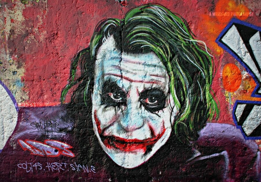 Mural Joker Batman