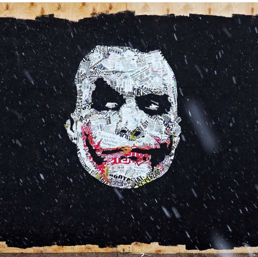 Mural Joker Batman