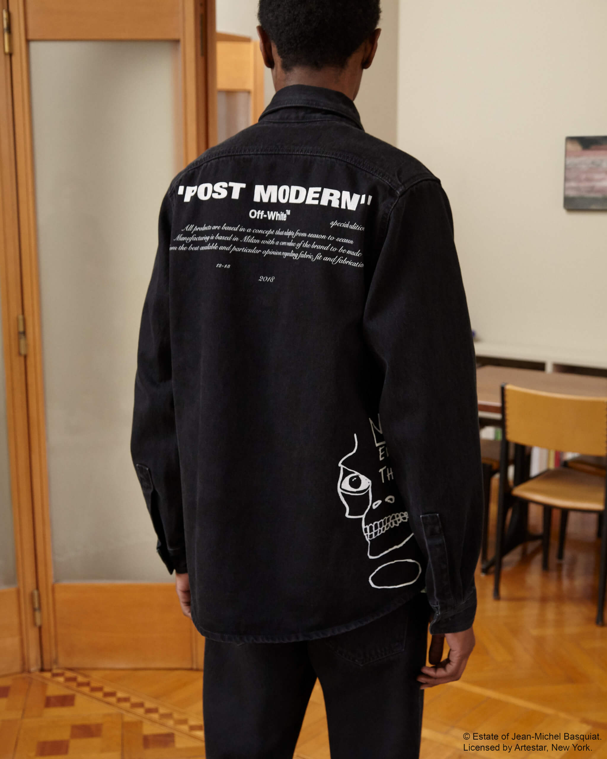 Colección de Off White inspirada en Basquiat