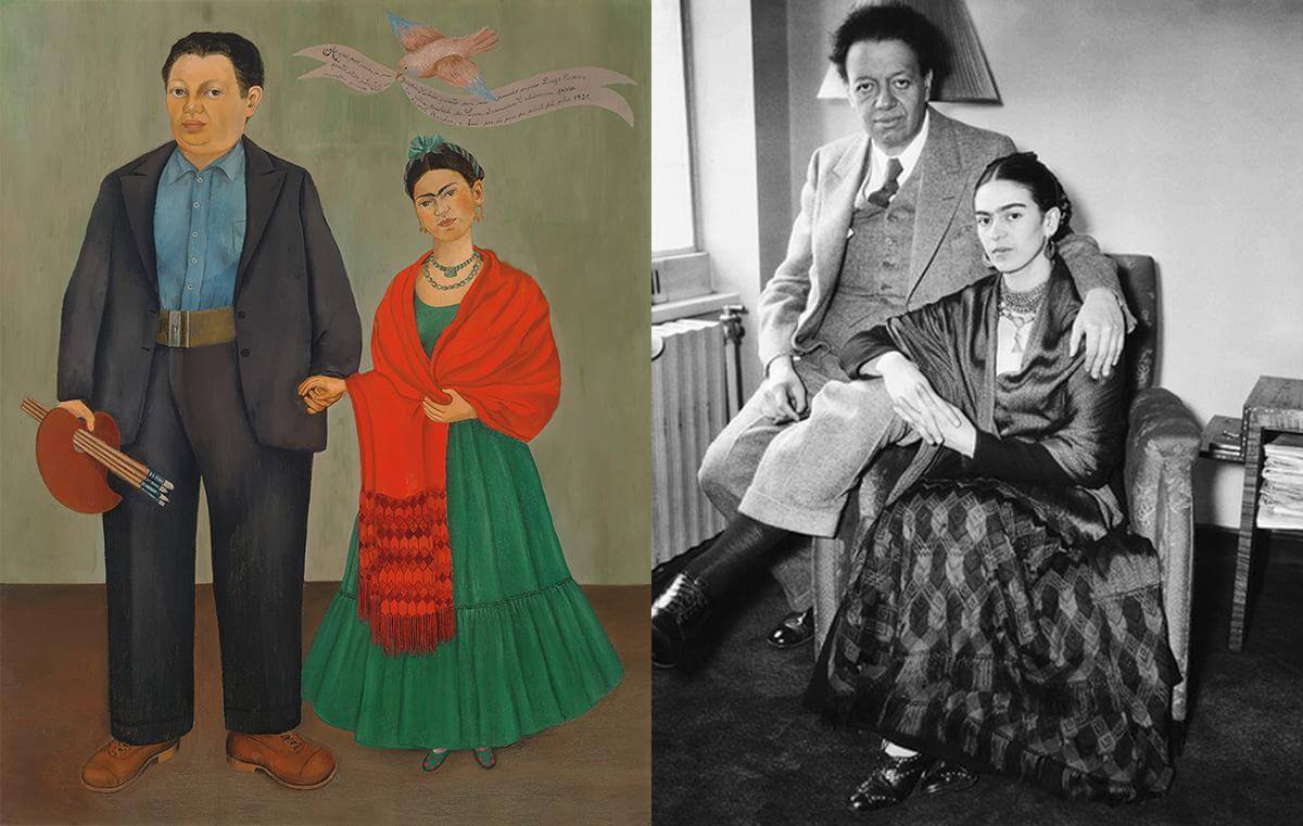 Retrato de Frida y Diego