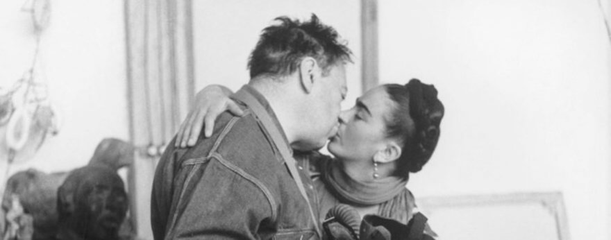 Frida Kahlo y Diego Rivera llegan a Rusia
