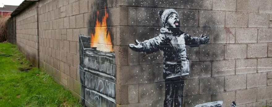 Port Talbot amanece con un nuevo Banksy