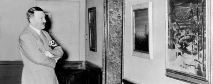 Pinturas de Adolf Hitler incautadas por la policía