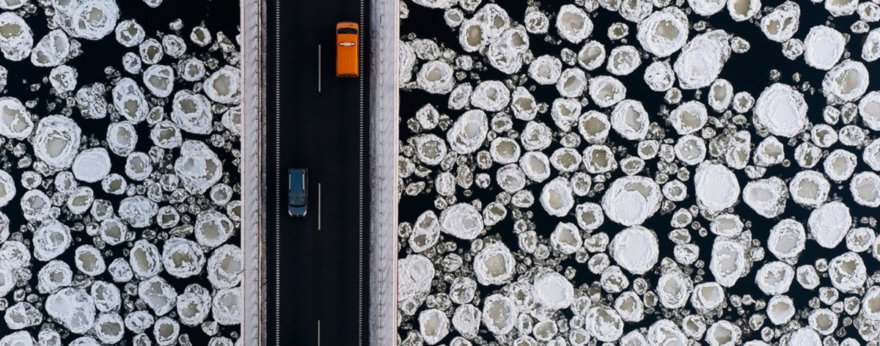 Fotografías aéreas de paisajes por Kacper Kowalski