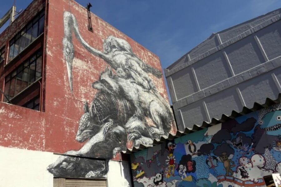ROA mural in Mexico