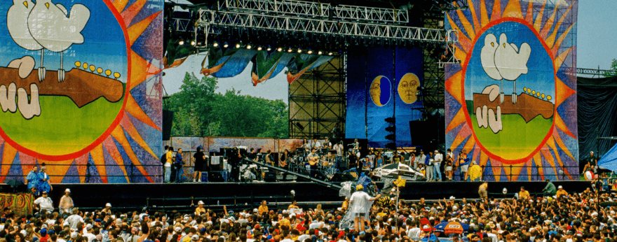 El 50 aniversario de Woodstock lanza su cartel
