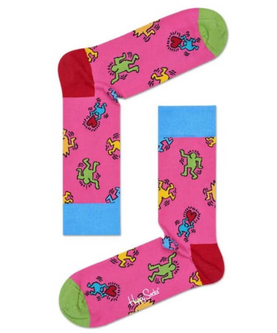 Happy Socks rinden tributo a Keith Haring