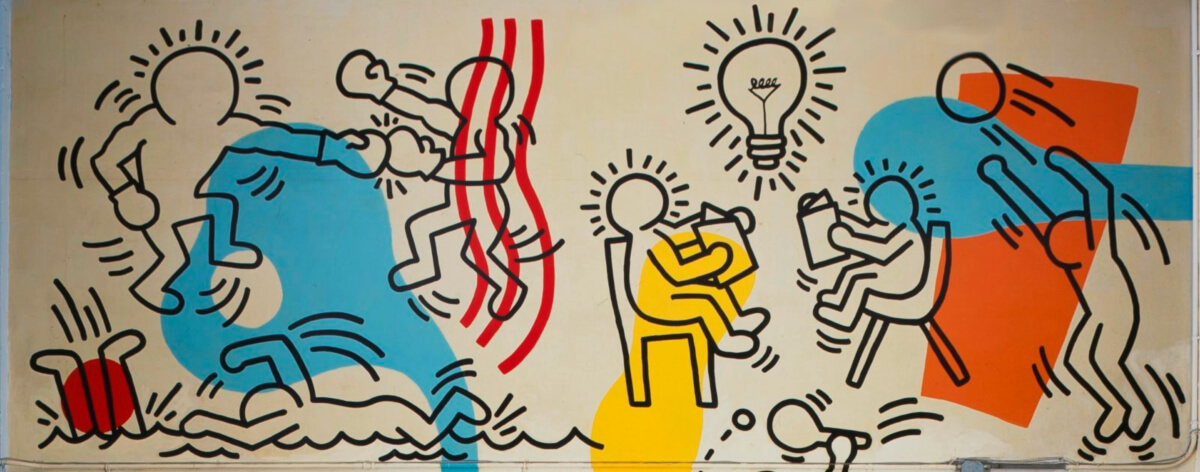La historia de cómo se salvó este mural de Keith Haring