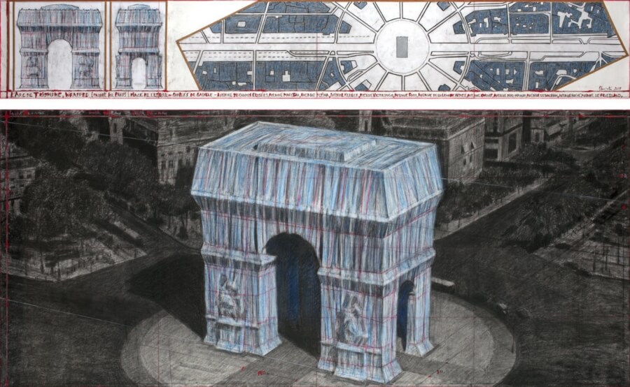 Christo envolverá el Arco del Triunfo
