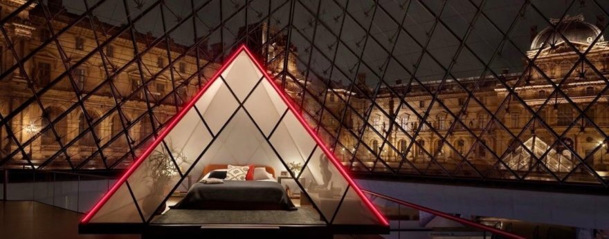 El Louvre ofrece la posibilidad de dormir en su pirámide