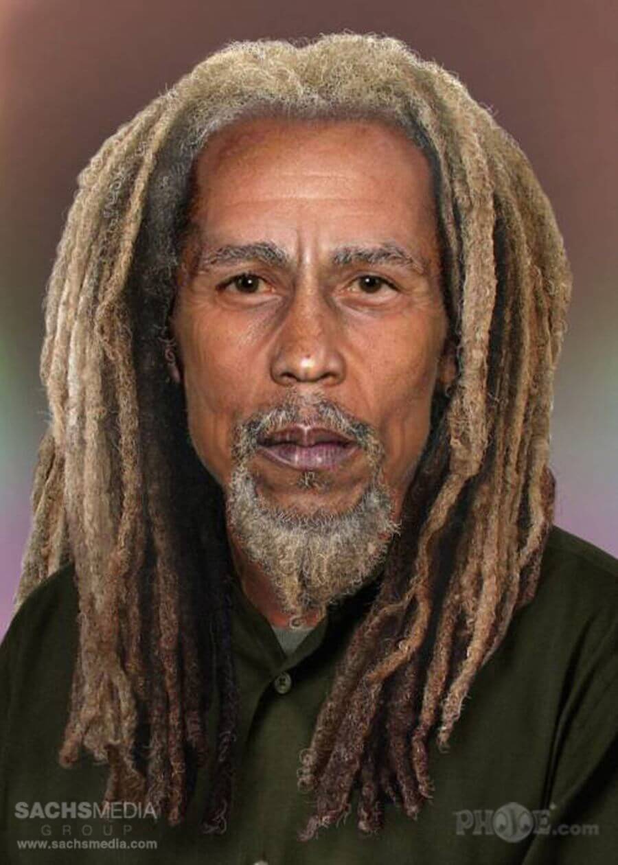 Retrato de Bob Marley según Sachs Media Group / Phojoe