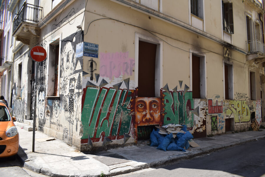 graffiti en Exarchia